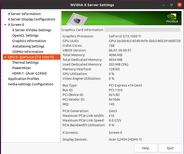 NVIDIA сервер. NVIDIA X Server settings. NVIDIA проприетарный драйвер Linux. Vbios 2 2.6.0.
