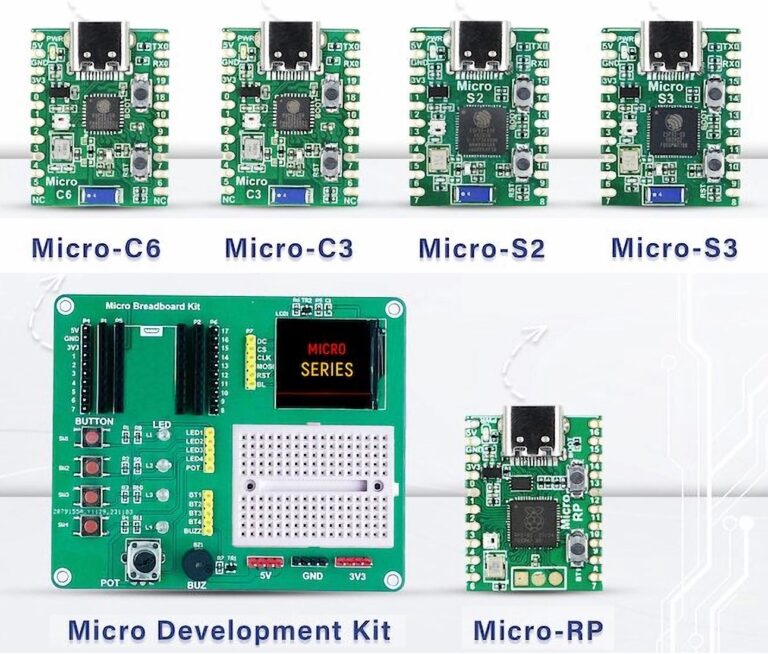 Микроконтроллеры Microflex — миниатюрные USB платы для разработки на ...