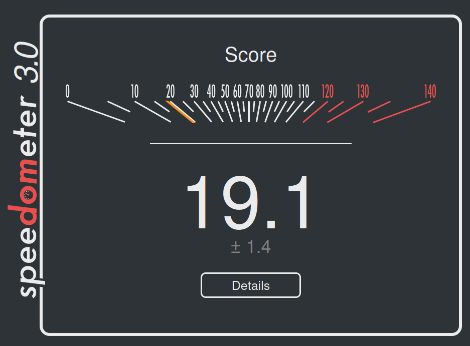 GEEKOM A8 Linux Speedometer 3.0 Firefox GEEKOM A8 Linux Speedometer 3.0 Firefox