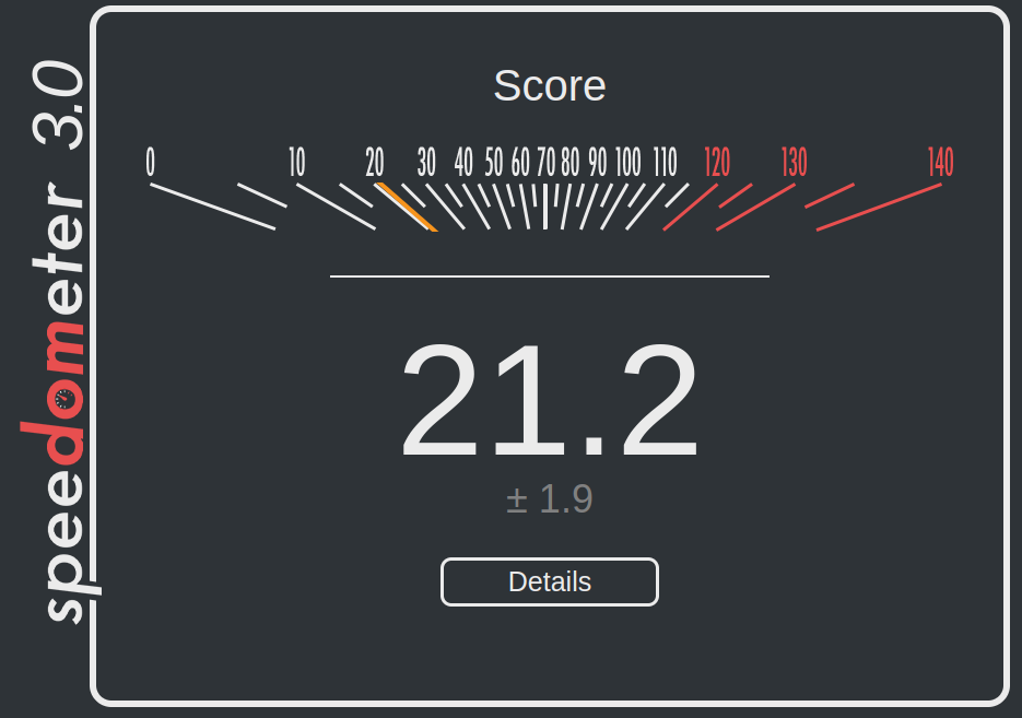 GEEKOM A8 Linux Speedometer 3.0 Google Chrome GEEKOM A8 Linux Speedometer 3.0 Google Chrome