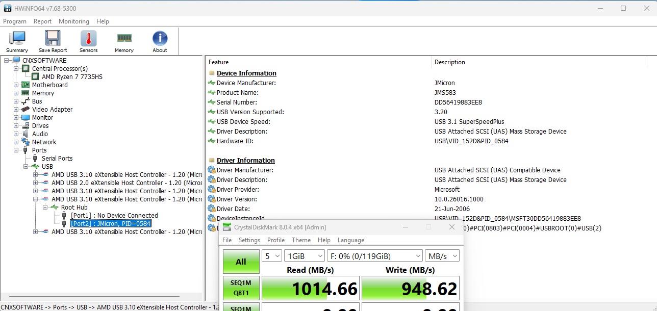USB A 3.2 back speed USB A 3.2 back speed