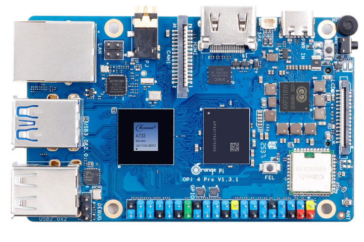 Orange Pi 4 Pro – Allwinner A733 Edge AI SBC Orange Pi 4 Pro – Allwinner A733 Edge AI SBC