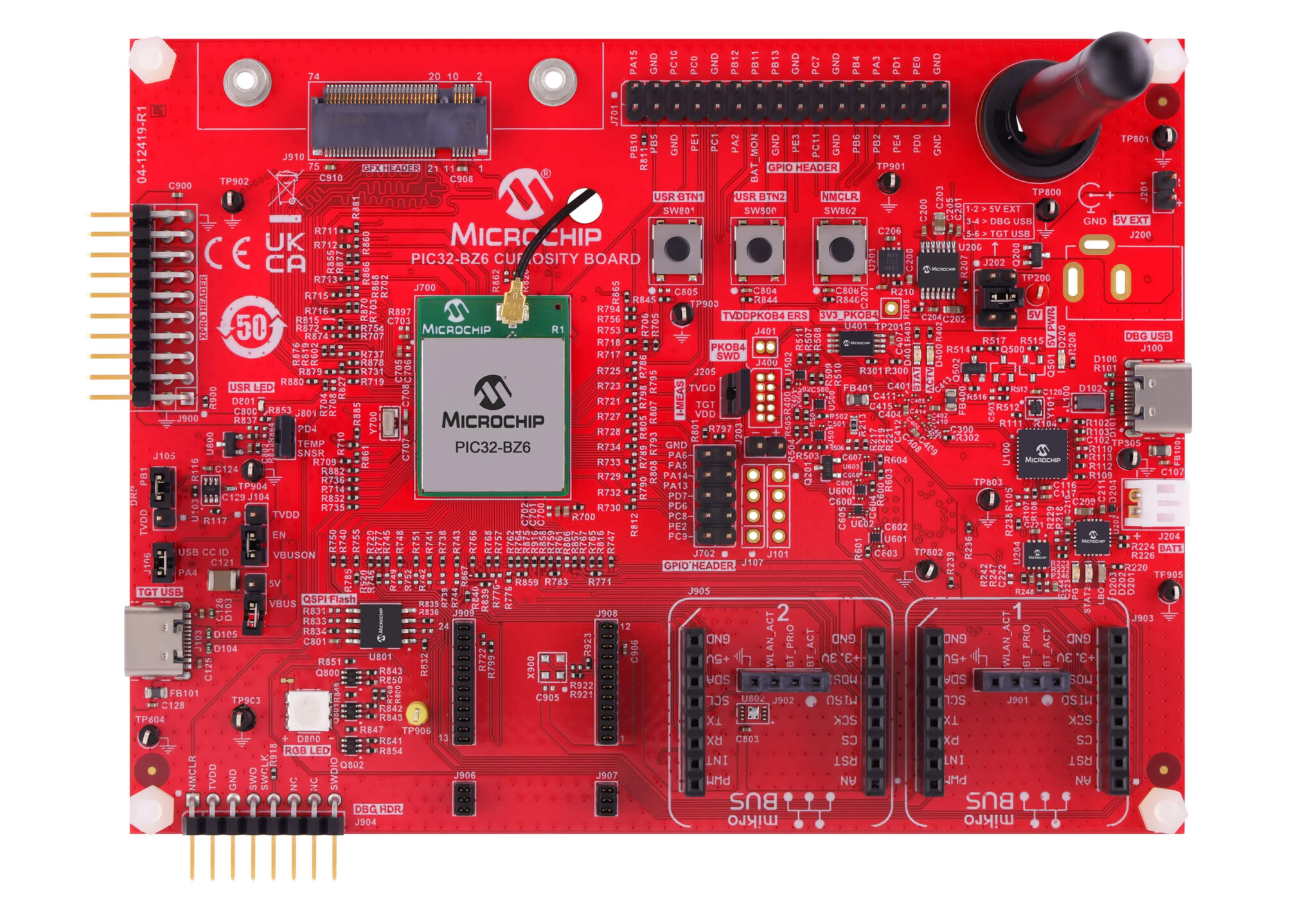 EV31U42A PIC32 BZ6 Curiosity Board EV31U42A PIC32 BZ6 Curiosity Board