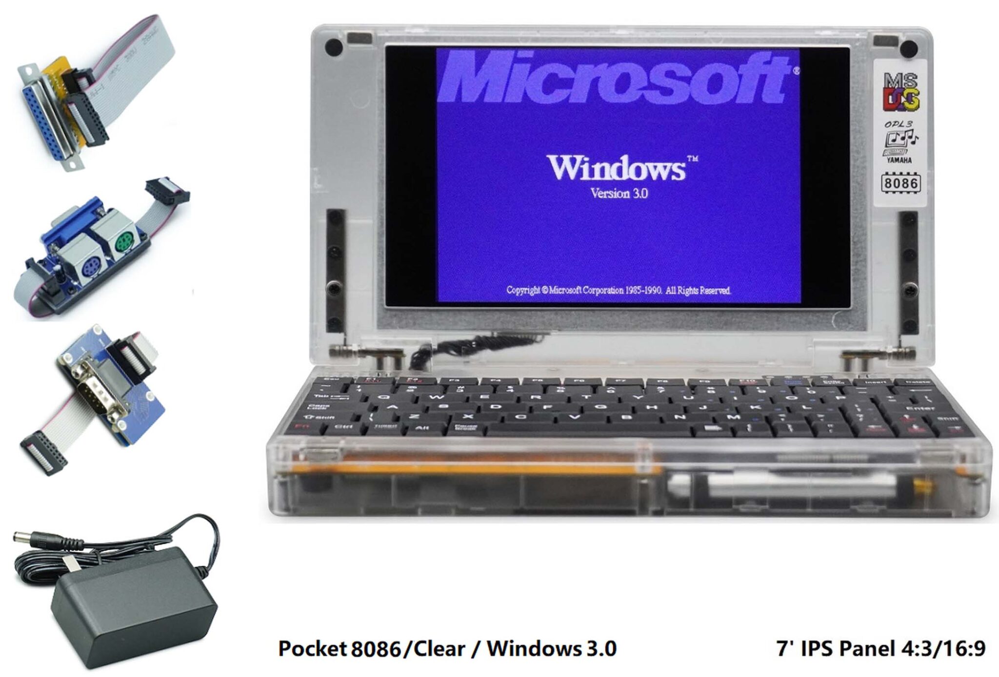 Pocket 8086 with accessories Pocket8086 with accessories