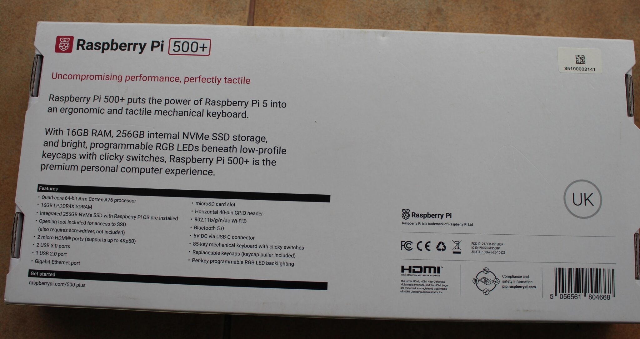 Raspberry Pi 500 plus keyboard PC package specifications Raspberry Pi 500 plus keyboard PC package specifications