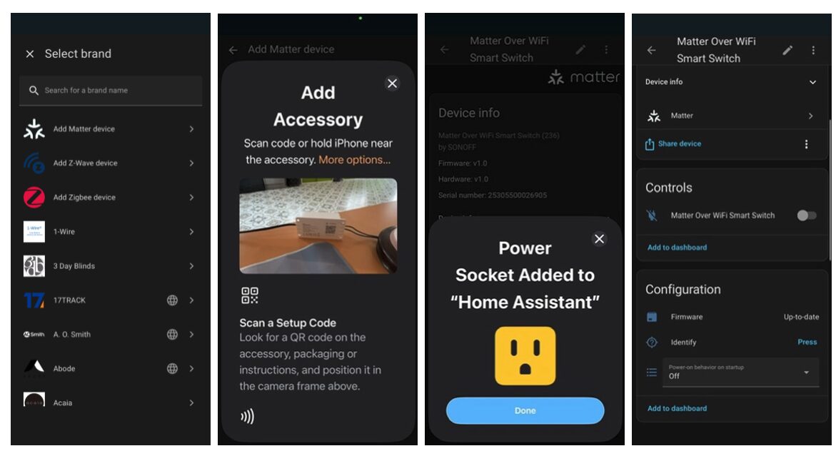 Sonoff Basic R5 Matter over WiFi witch setup with Home Assistant Sonoff Basic R5 Matter over WiFi witch setup with Home Assistant