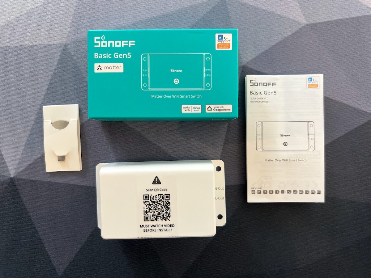 Sonoff Basic Gen5 Unboxing Sonoff Basic Gen5 Unboxing