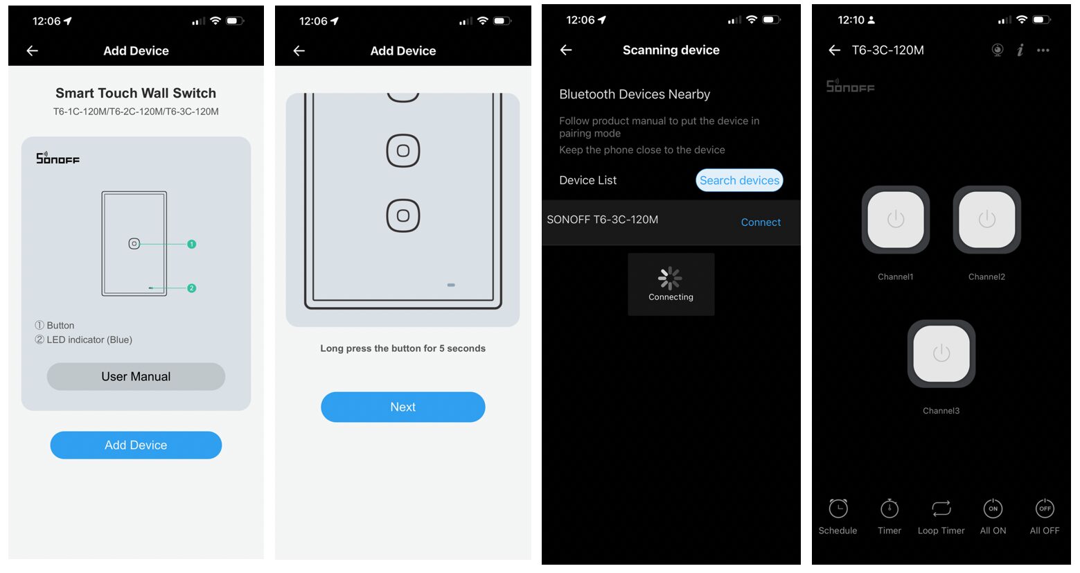 Sonoff TxGen2 eWelink Setup Sonoff TxGen2 eWelink Setup