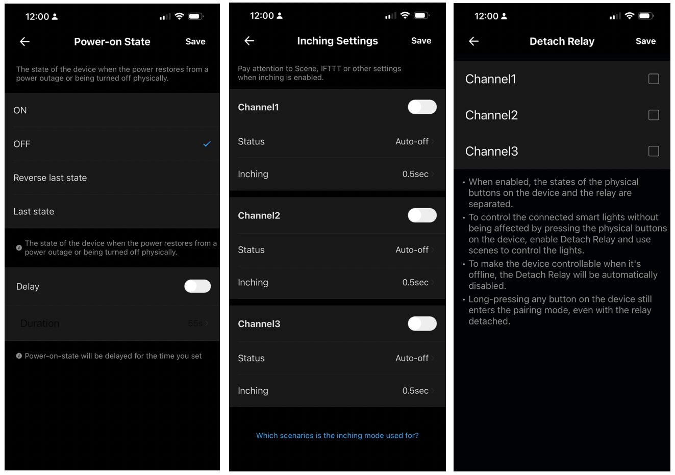 Sonoff TxGen2 KeyFeatures Sonoff TxGen2 KeyFeatures