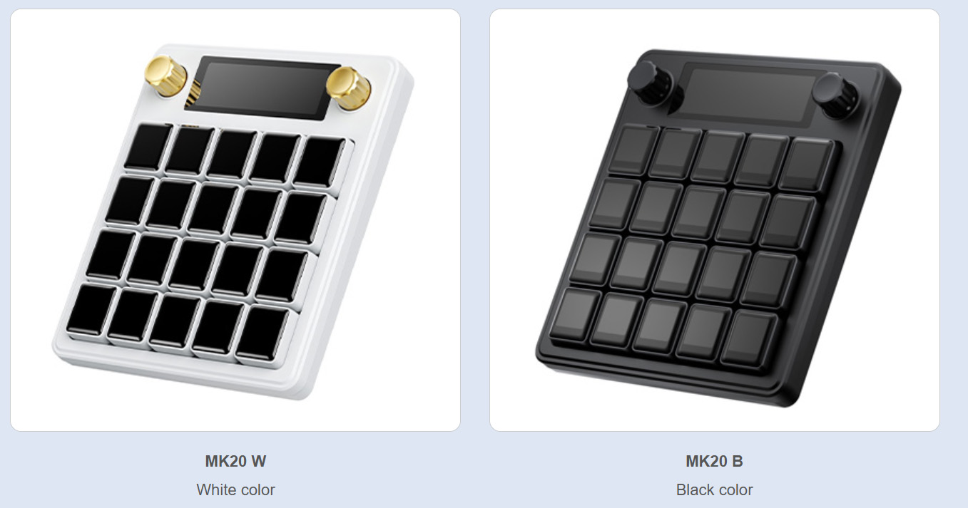 Waveshare MK20 Color Options Waveshare MK20 Color Options