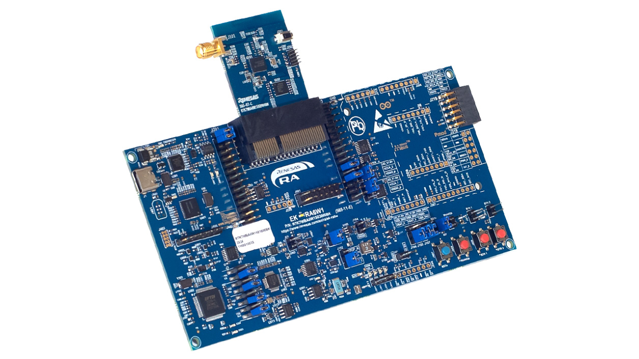 EK RA6W1 RA6W1 Wi Fi 6 MCU Evaluation Kit and Software Development Kit EK RA6W1 RA6W1 Wi Fi 6 MCU Evaluation Kit and Software Development Kit