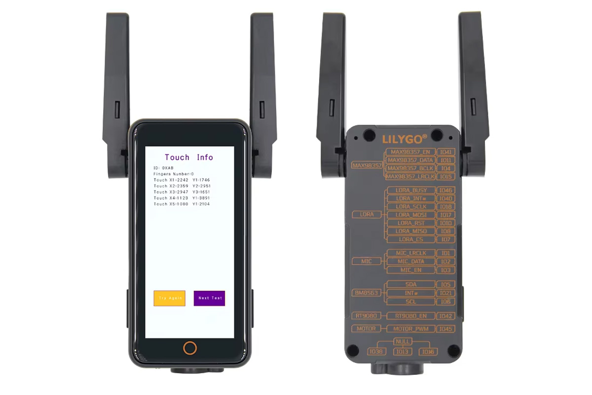 T Display S3 Pro LR1121 T-Display-S3 Pro LR1121: Sub-GHz 2.4GHz LoRa Dev kit