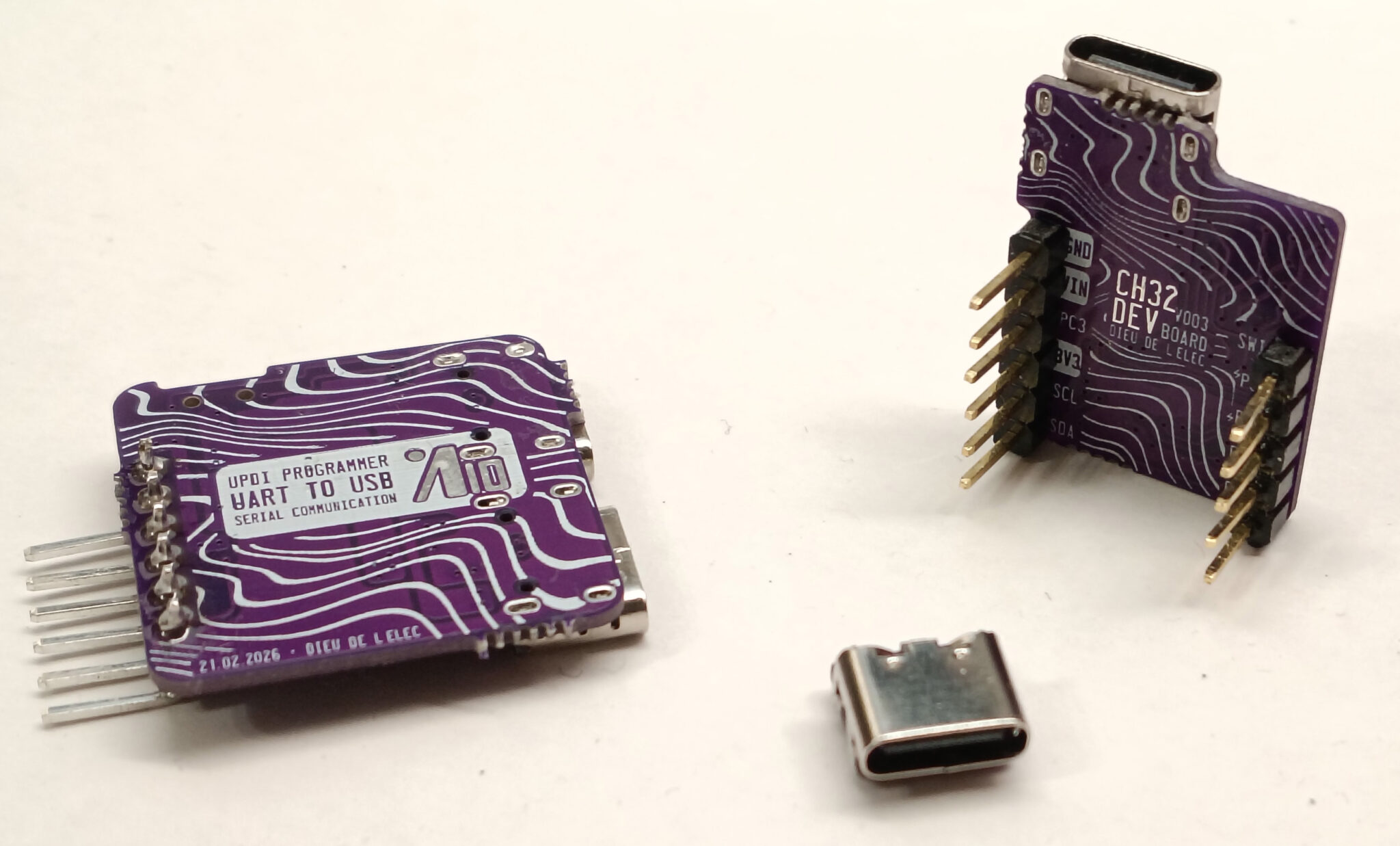 AngstromIO, CH32V003 and UART converter AngstromIO, CH32V003 and UART converter