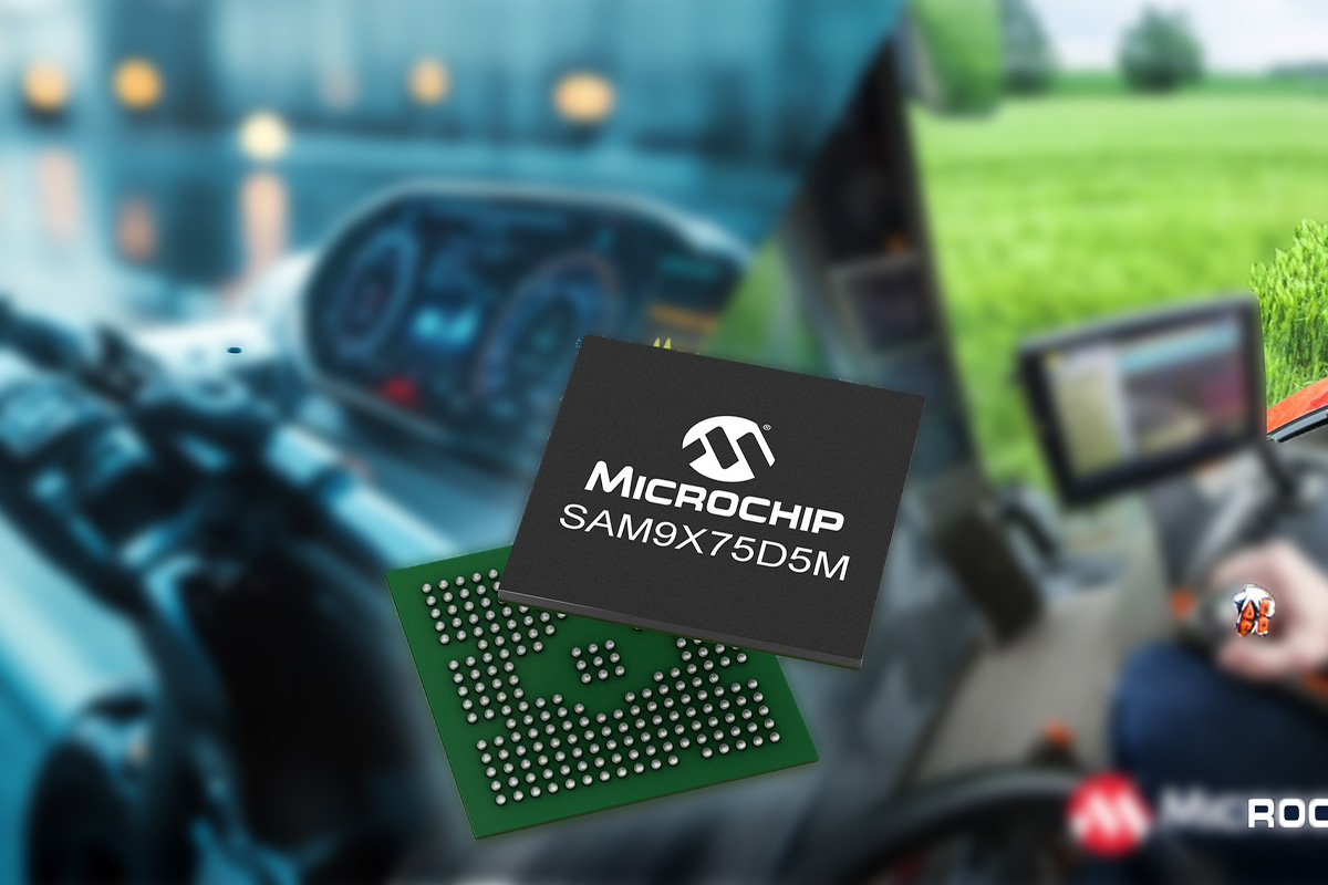 Microchip SAM9X75D5M ARM9 Hybrid MCU Microchip SAM9X75D5M ARM9 Hybrid MCU