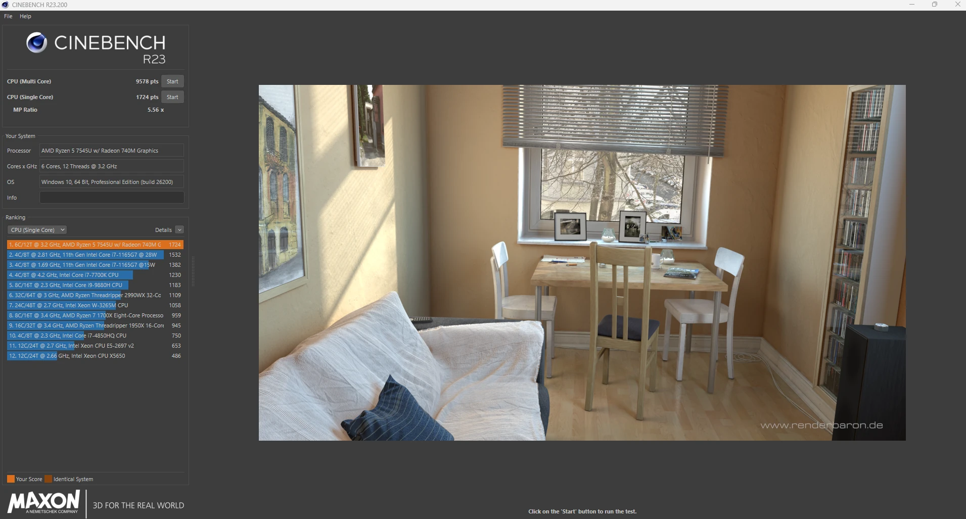 GEEKOM A7 Cinebench R23 GEEKOM A7 Cinebench R23