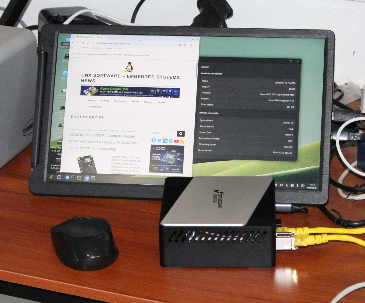 SpacemiT K3 Pico-ITX Chassis Kit BianbuOS 4.0 review SpacemiT K3 Pico-ITX Chassis Kit BianbuOS 4.0 review