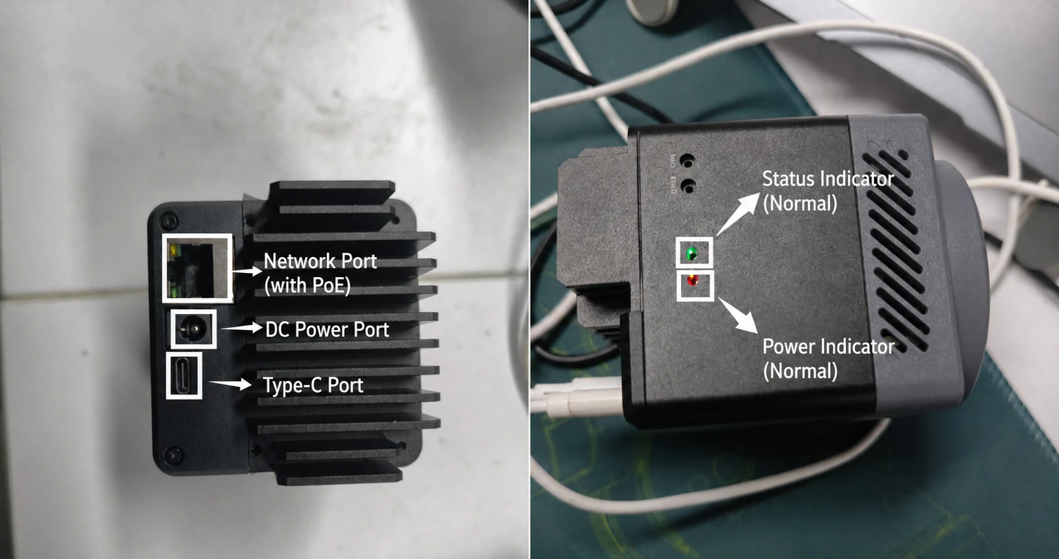 Fanless PoE AI Camera Fanless PoE AI Camera