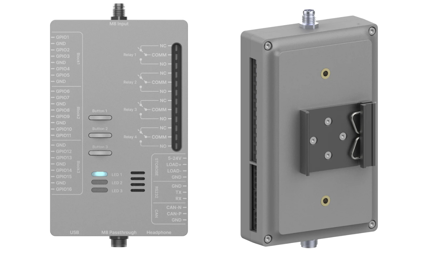 M8 Controller Box front and back side M8 Controller Box front and back side