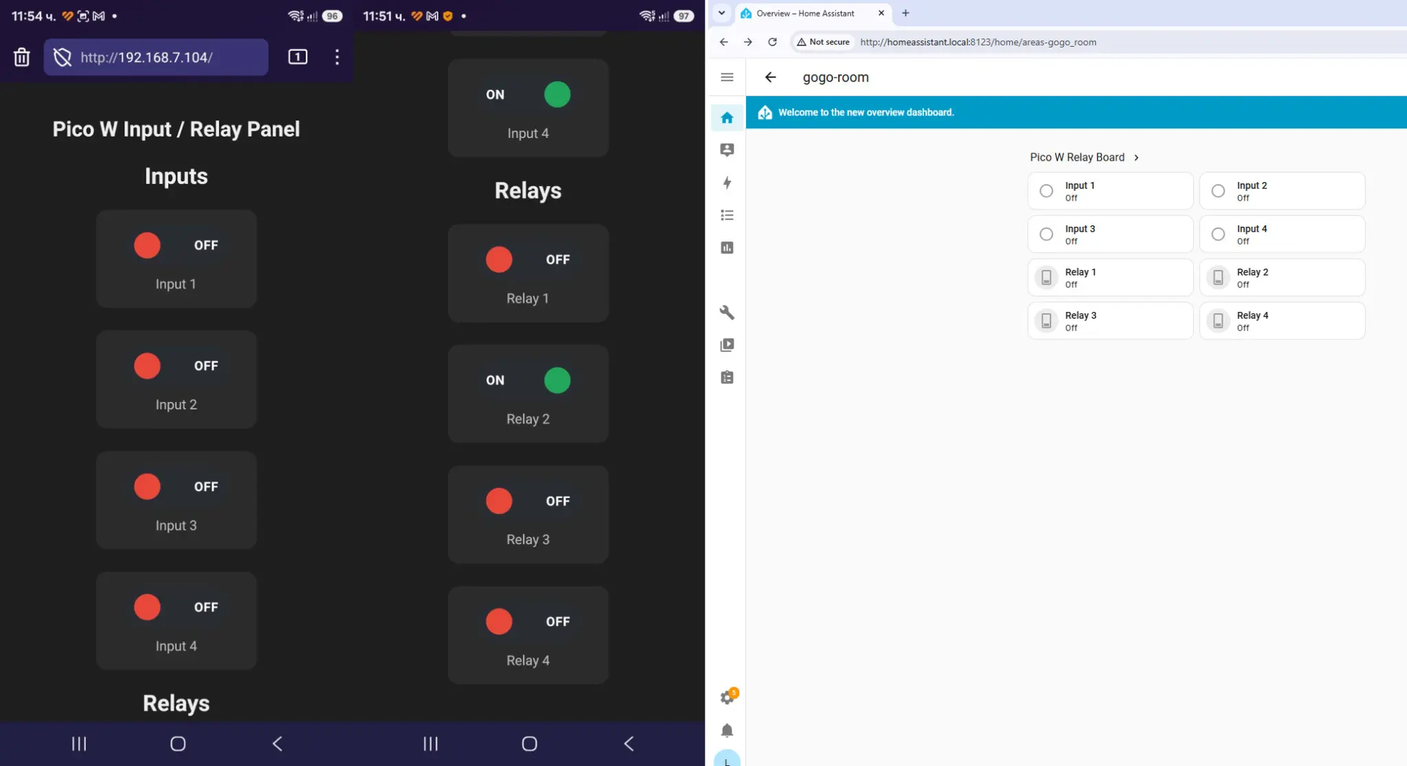 MicroPython web interface Home Assistant support MicroPython web interface Home Assistant support