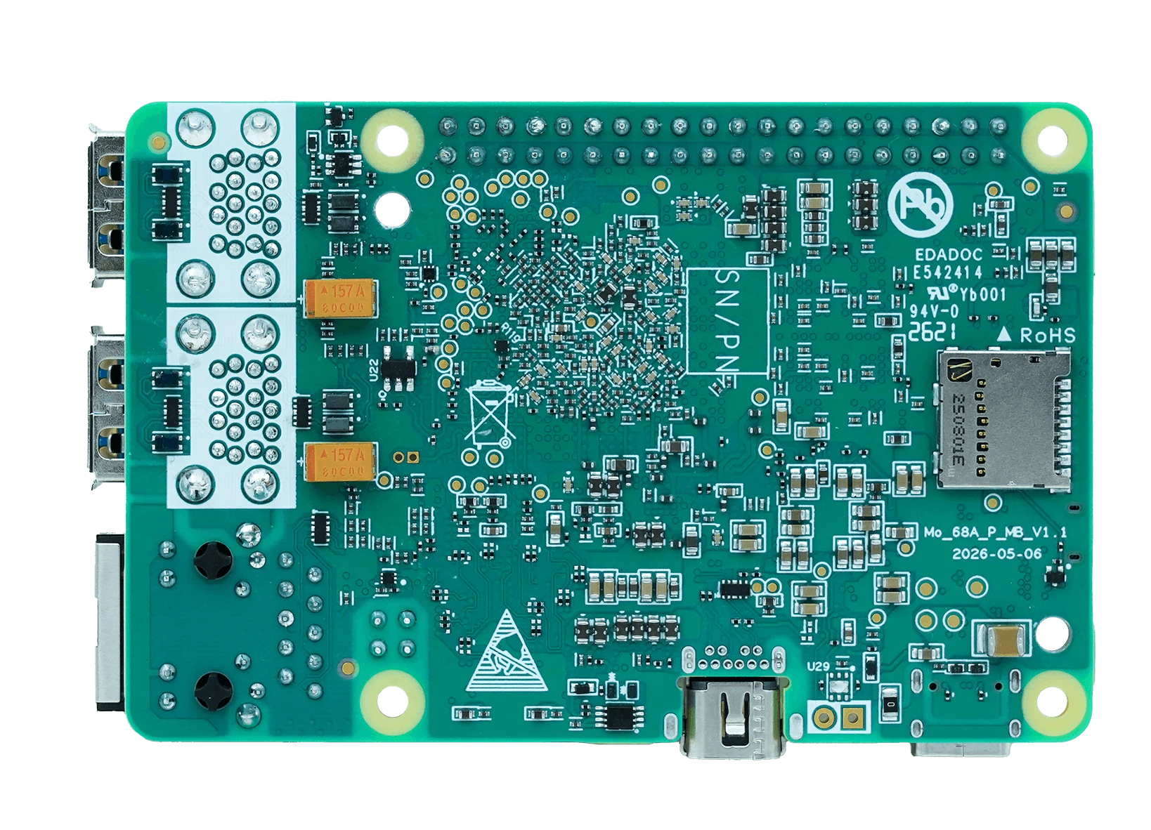Raspberry Pi-sized AM68A SBC Raspberry Pi-sized AM68A SBC
