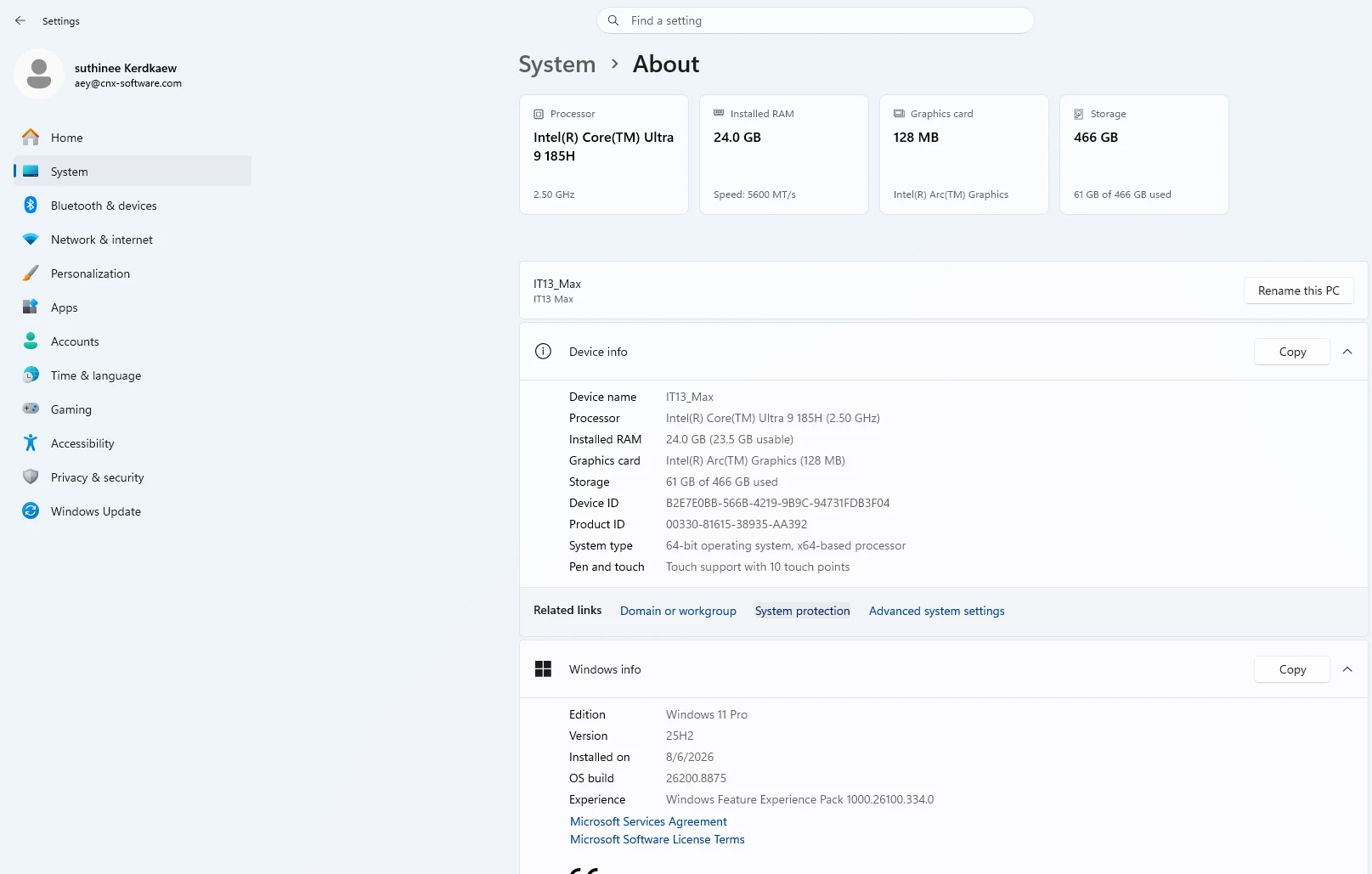 GEEKOM IT13 Max system about GEEKOM IT13 Max system about