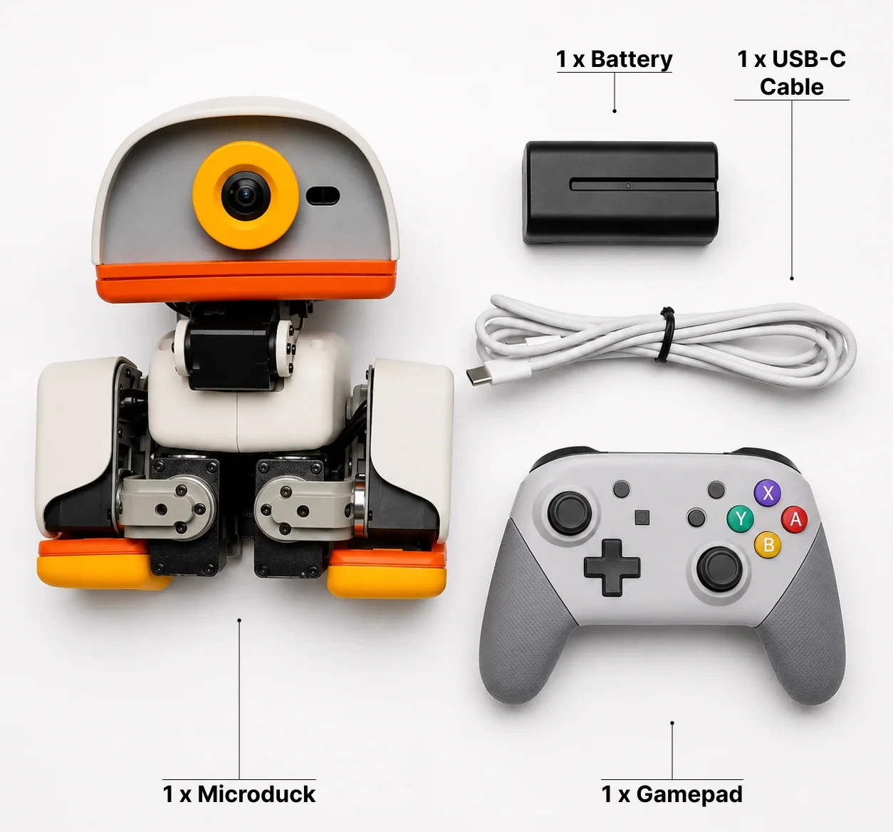 Microduck gamepad battery usb cable Microduck gamepad battery usb cable