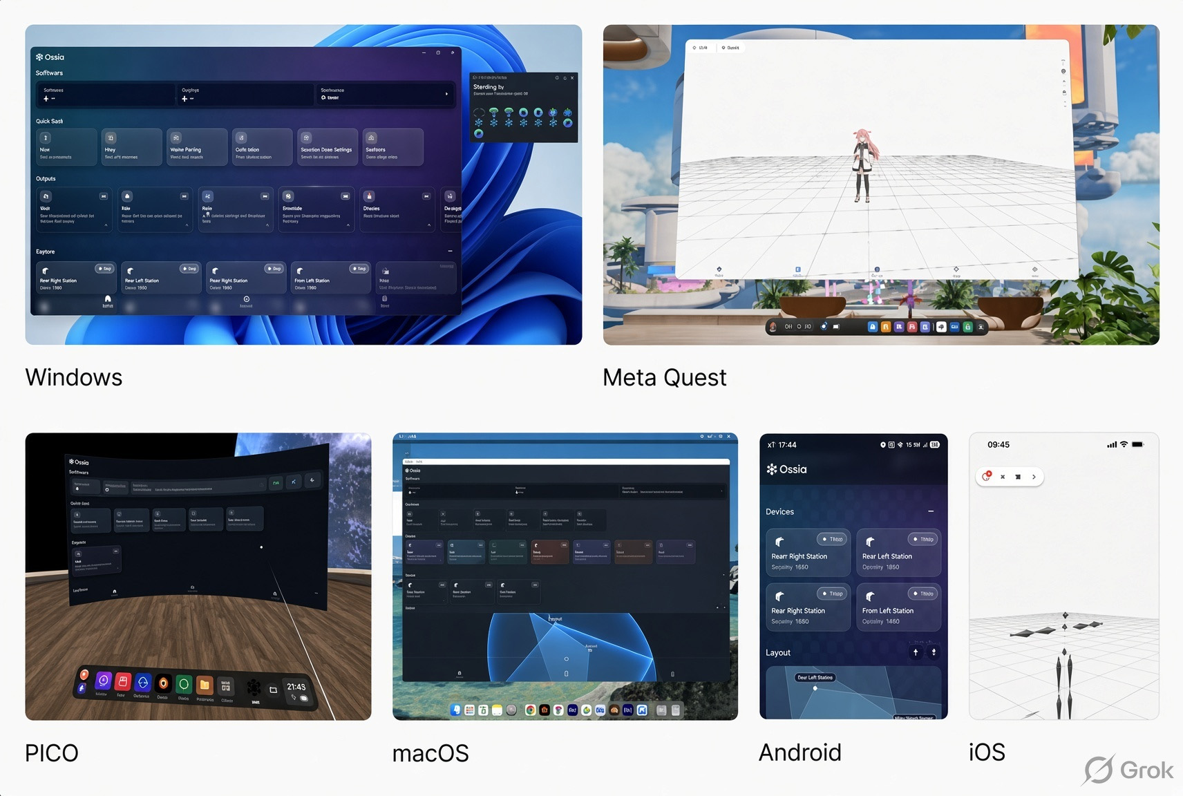 Soulart App running across Windows, Meta Quest, Pico, macOS, Android, and iOS Soulart App running across Windows, Meta Quest, Pico, macOS, Android, and iOS